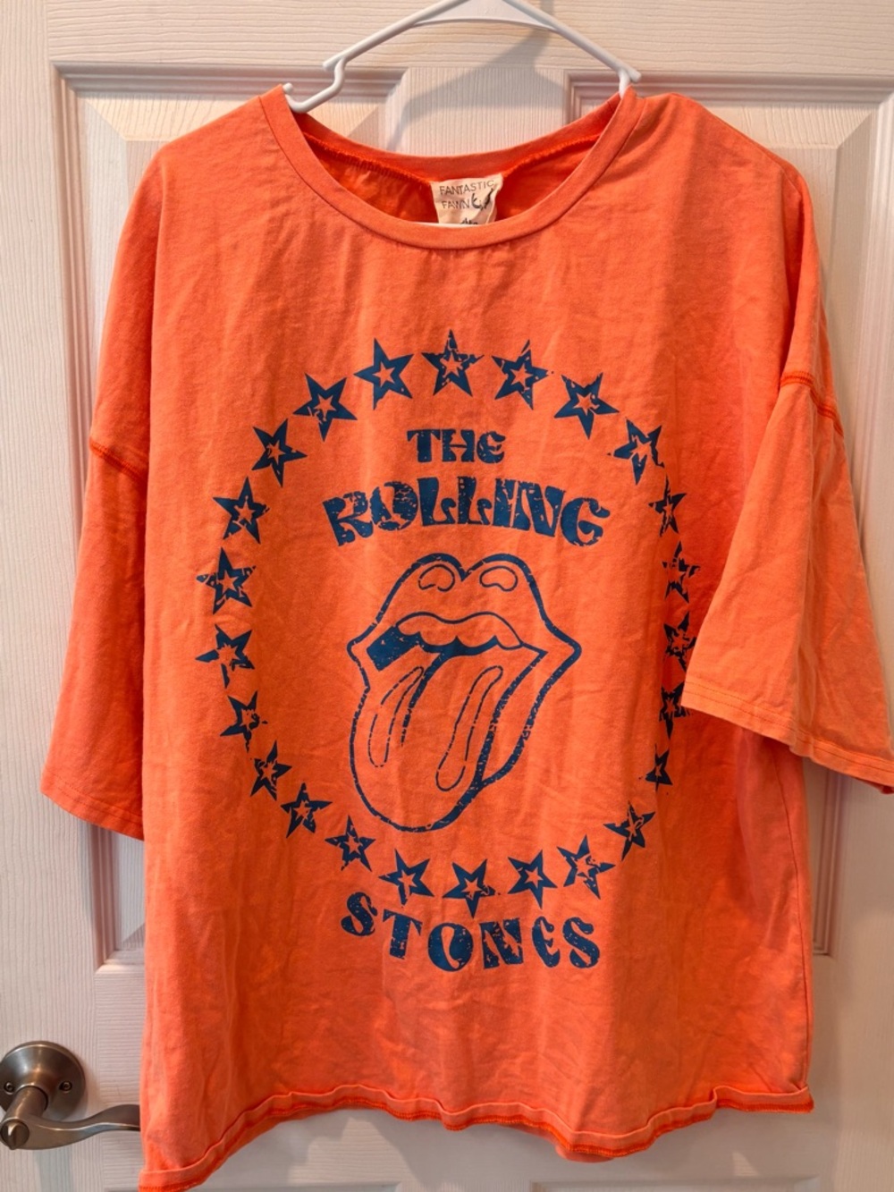 Fantastic Fawn Oversized Rolling Stones‎ Graphic Tee